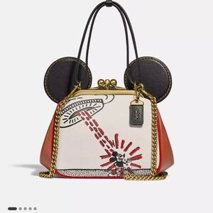 *BWNT* COACH Disney x Keith Haring LE kisslock bag